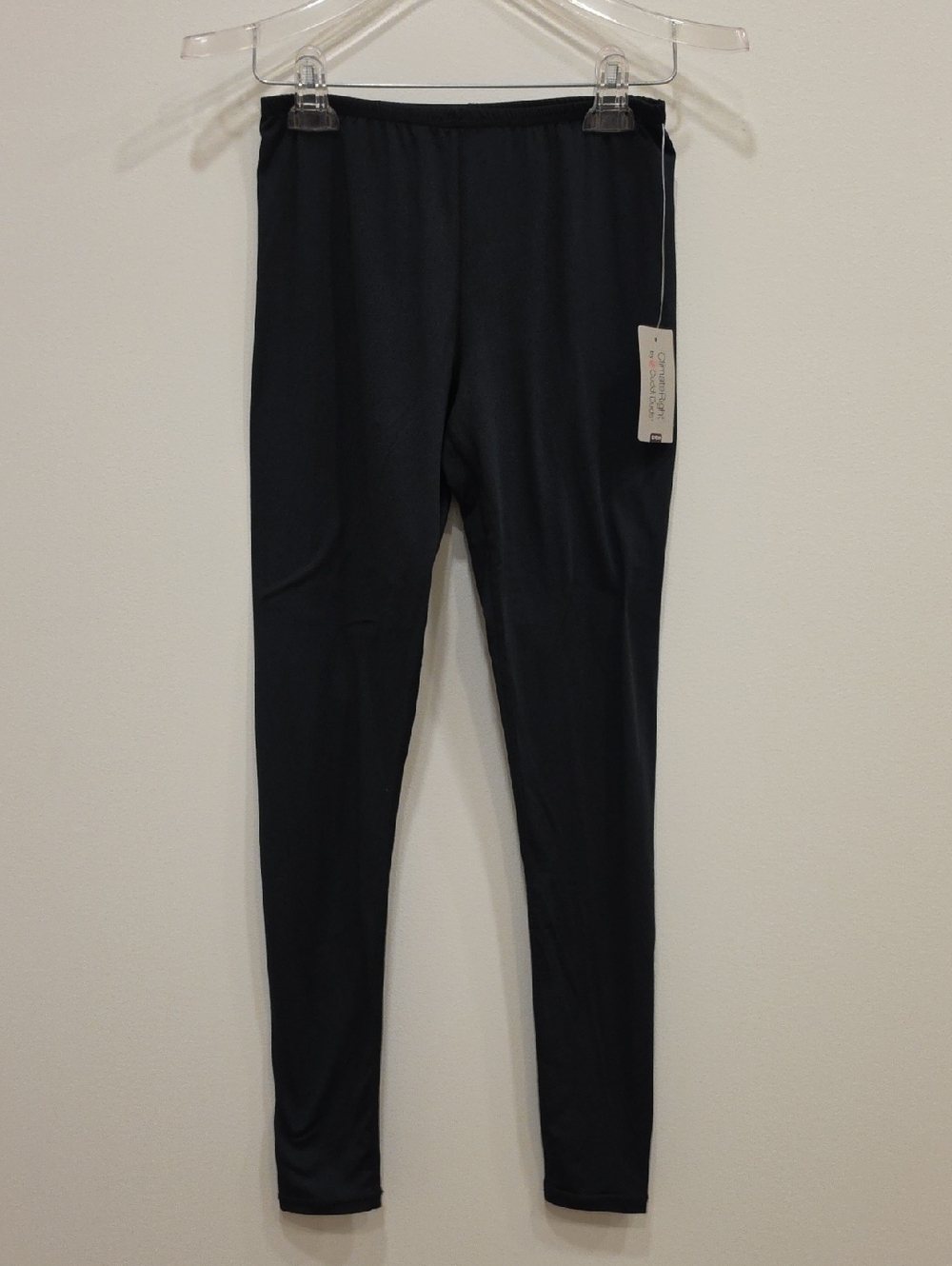 Cuddl Duds Black High-Rise Stretch Leggings
